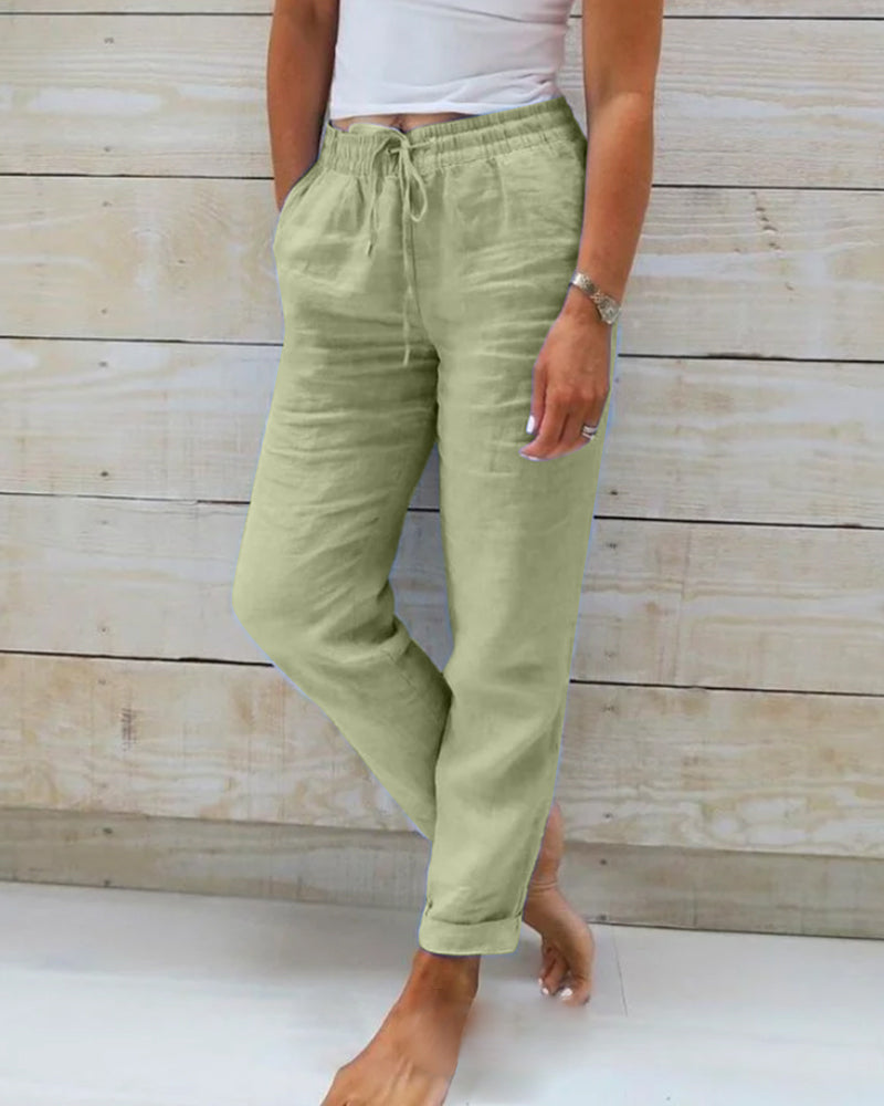 Aurora | Pantalones holgados con cordón