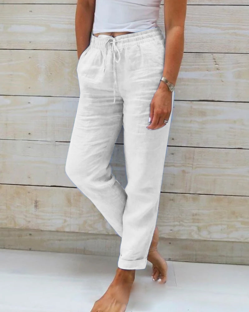 Aurora | Pantalones holgados con cordón