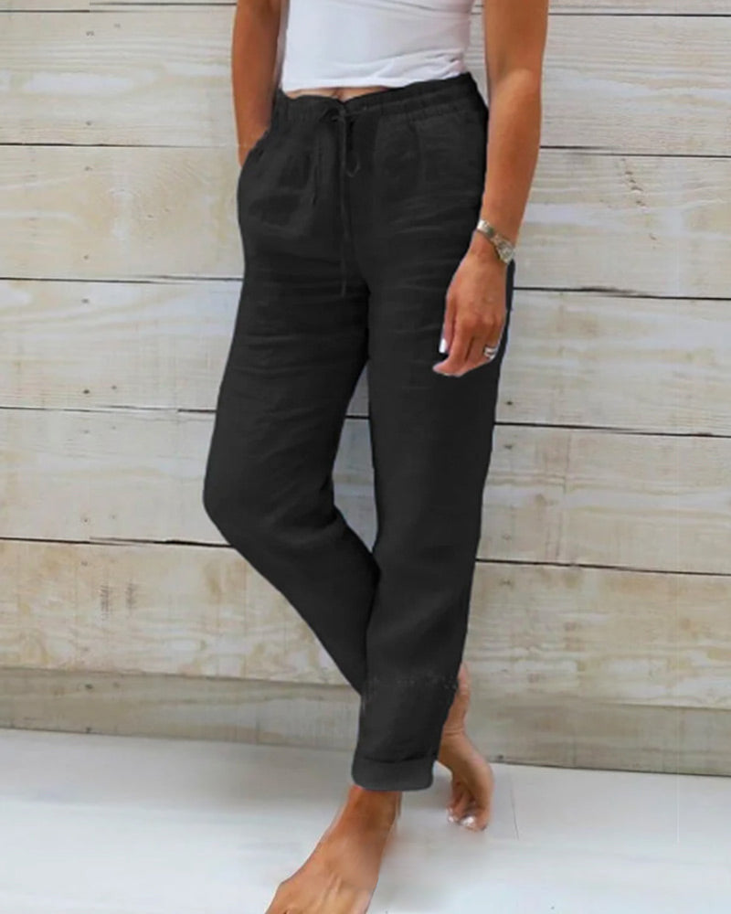 Aurora | Pantalones holgados con cordón