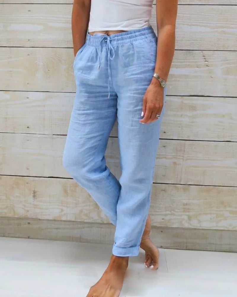Aurora | Pantalones holgados con cordón