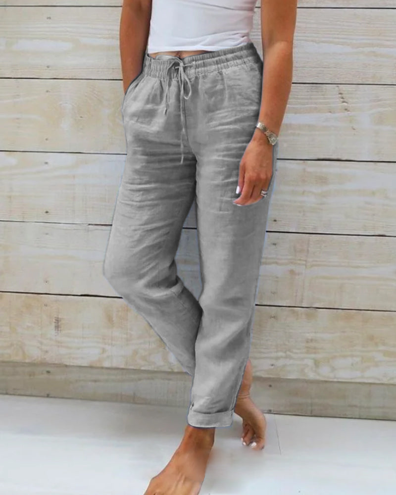 Aurora | Pantalones holgados con cordón