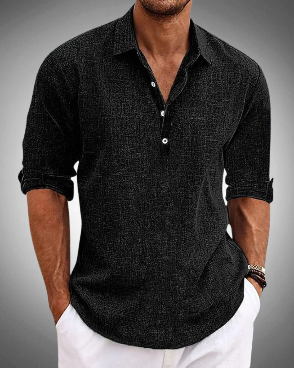 Camisa Fabio Clásica de algodón