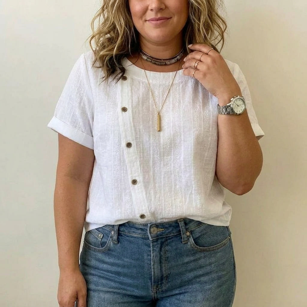 Penélope | Blusa lisa informal