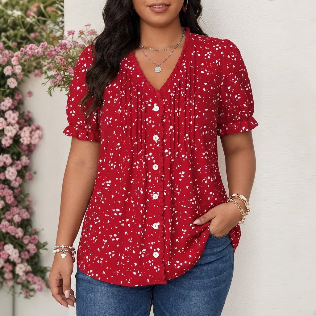 Maria| Blusa informal de estilo vintage
