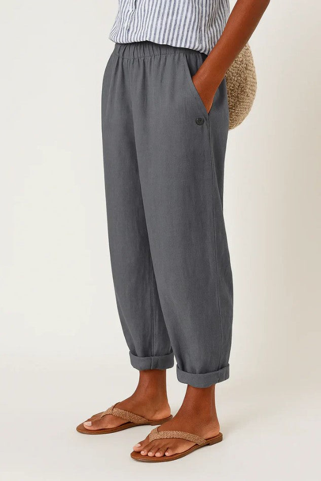 Estela| Pantalones atemporales con efecto lino