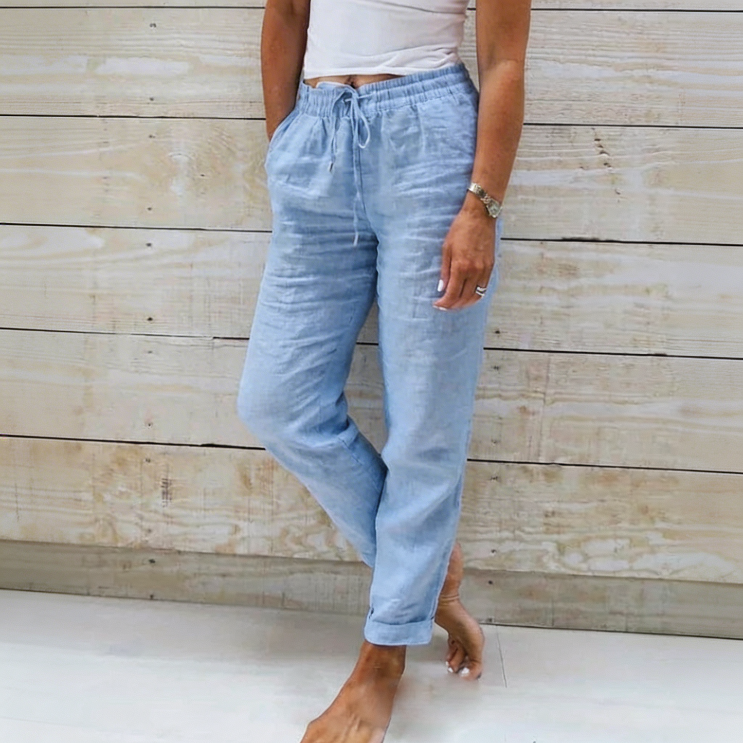 Aurora | Pantalones holgados con cordón